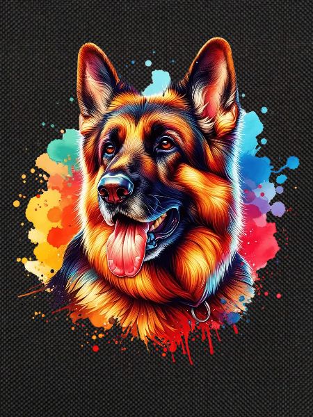 German Shepherd Motif