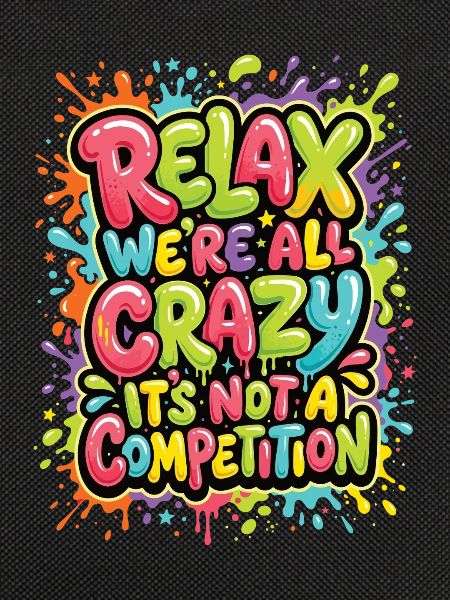Relax, we're all crazy