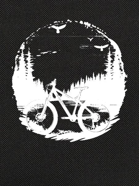 Mountain Biker Illustration