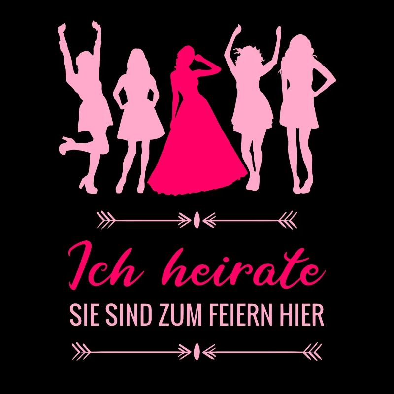 Poltern Junggesellinnenabschied - Ich heirate