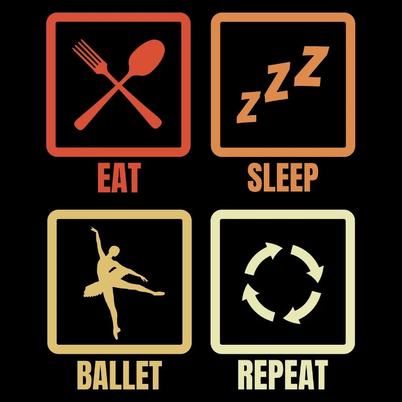 Manger dormir Ballet Répéter