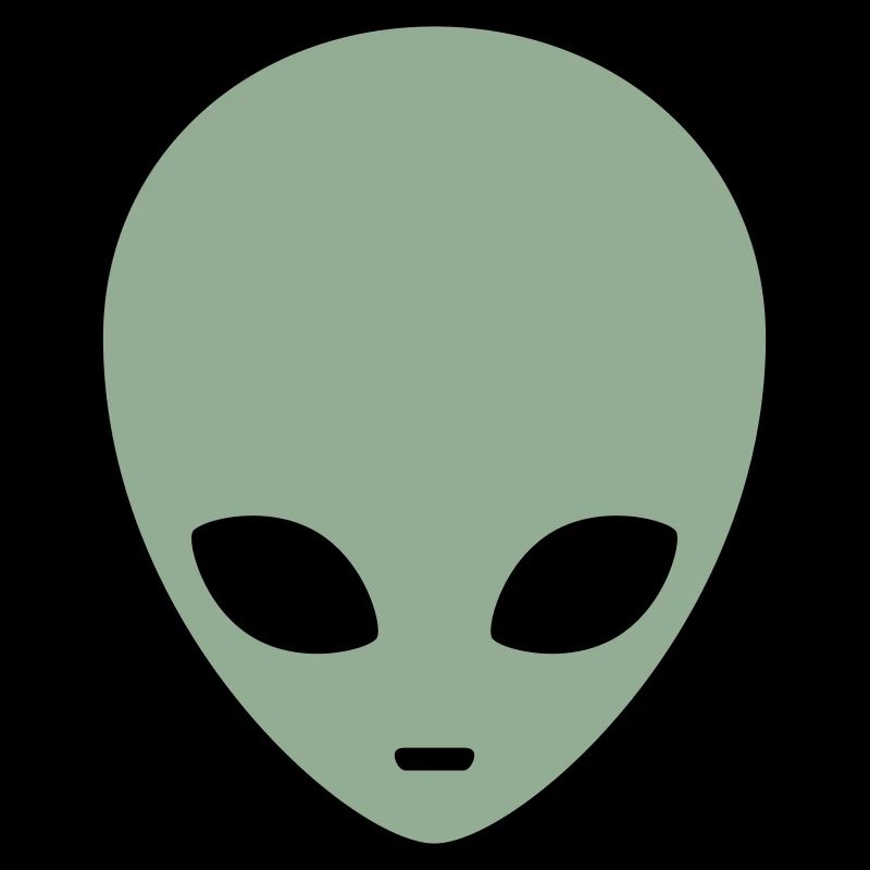Gedämpfter Minz-Alienkopf