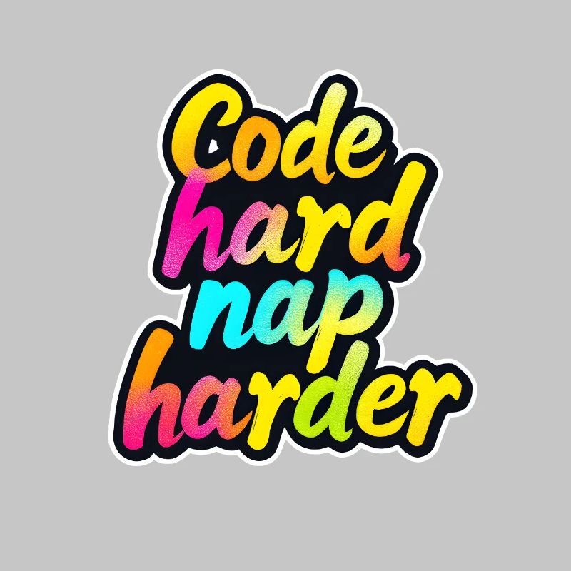 Code Hard Nickerchen Härter Lustiger Programmierer Tee