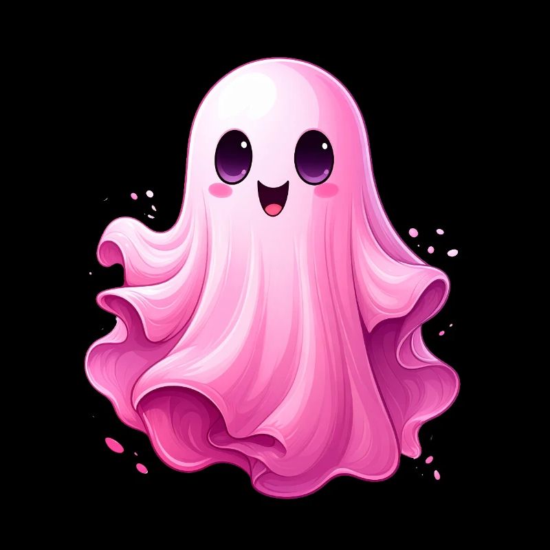 Cute Pink Ghost
