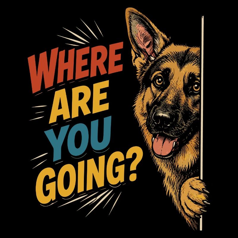 Curious dog, funny look