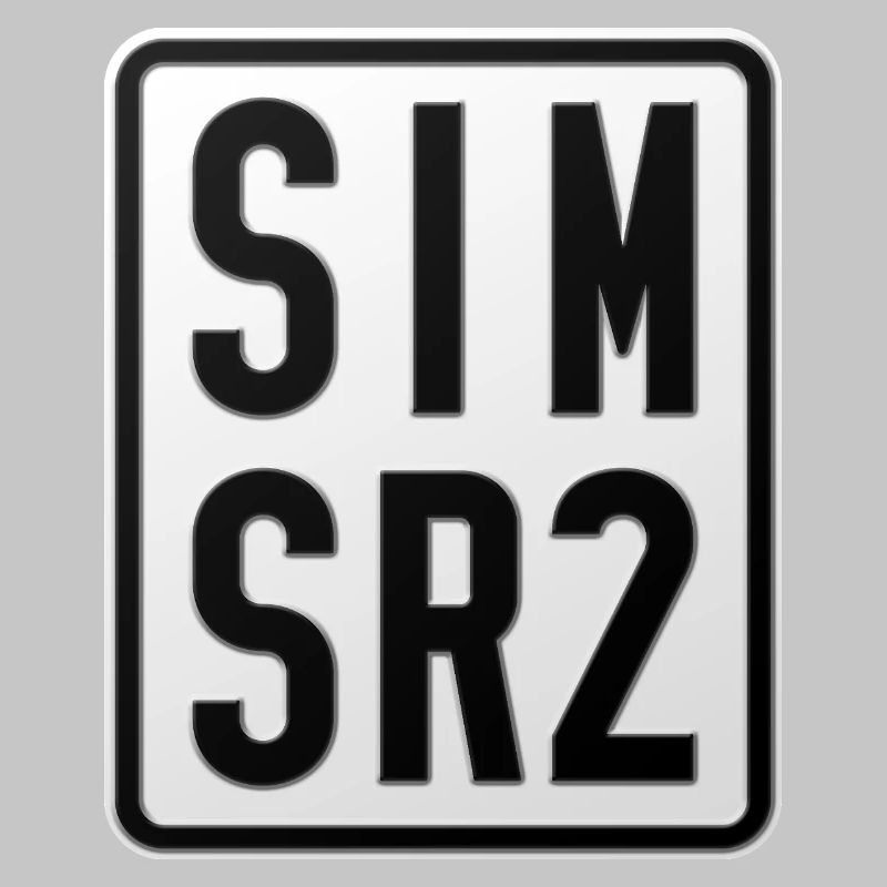 Simson SR2 Moped Kennzeichen