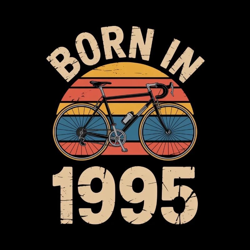 Né en 1995 Retro Bicycle Design