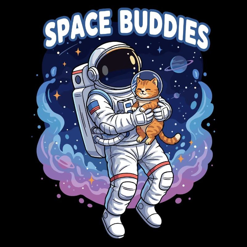 Space Buddies Cat Astronaut