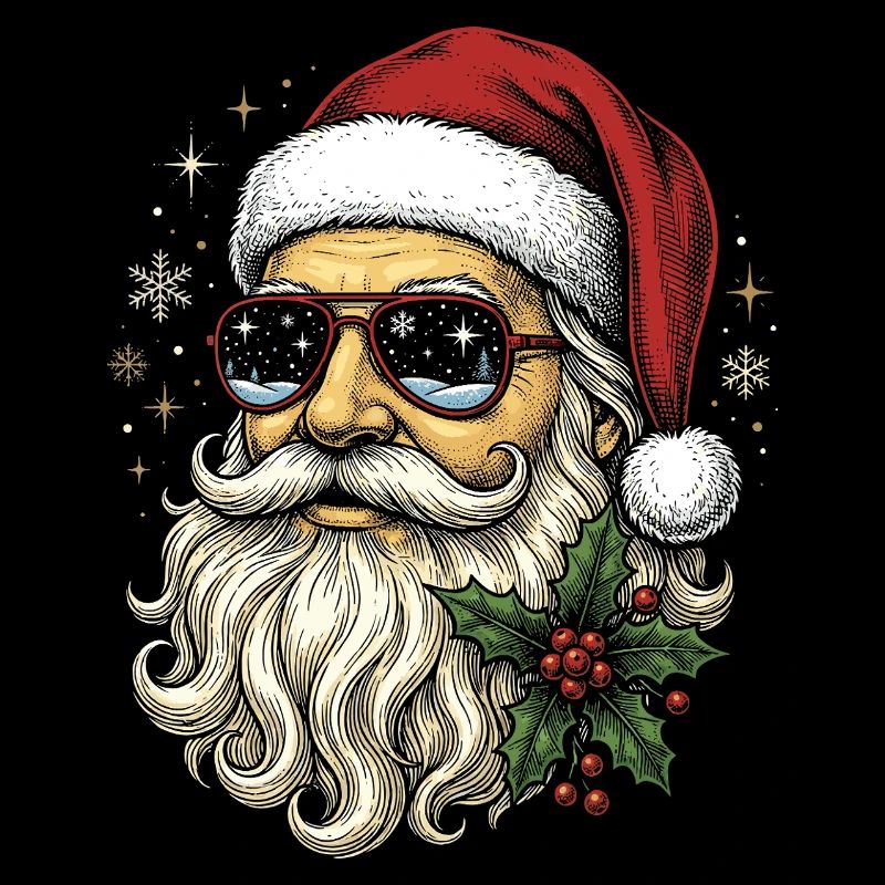 Six Seven Bruh Cool Santa Weihnachtsgeburtstag