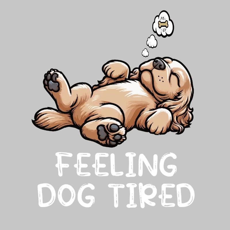 Se sentir fatigué Cocker Spaniel Cockerhund Cocker