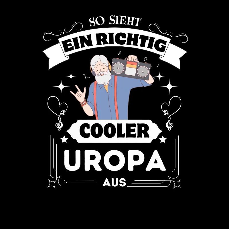 Spruch Shirt, So sieht ein richtig cooler Uropa
