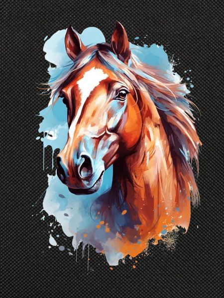 Aqaurell Pferd Design
