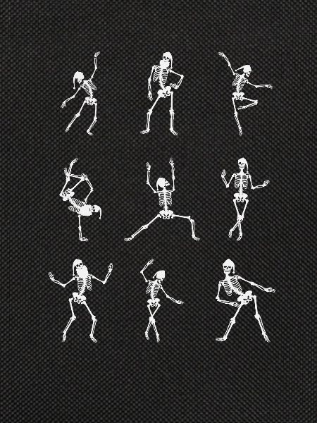 Dynamic dance silhouettes
