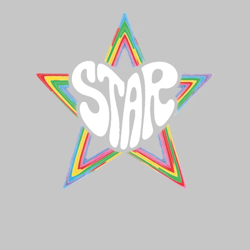 Space Star Psychedelic Rainbow