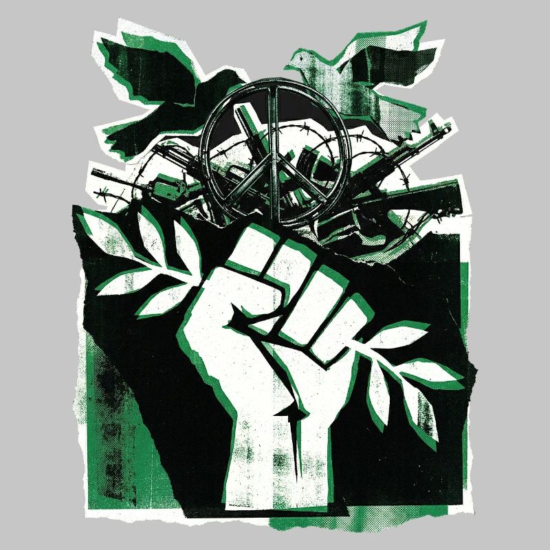 Gegen Krieg Frieden Faust