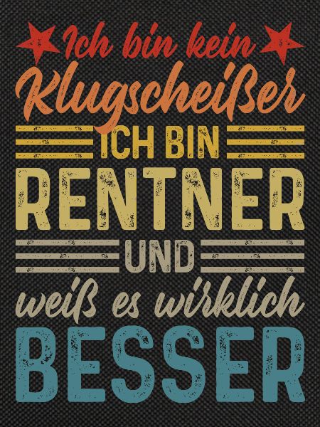 Rentner Klugscheißer