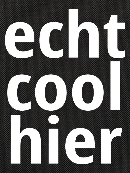 Echt cool hier