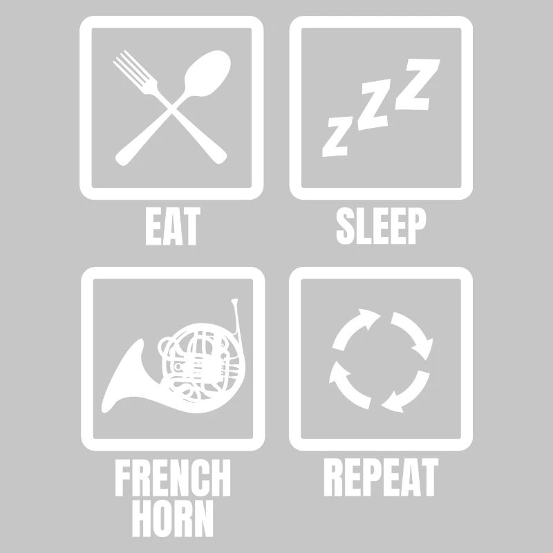 Manger Dormir Cor Français Répéter