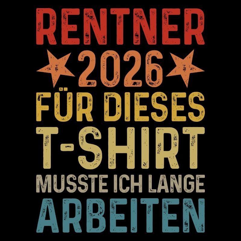 Retiree 2026 TShirt Retro Pension Gift Retirement