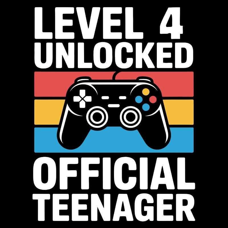 Level 4 Freigeschalteter Geburtstags-Gamer-Geburtstag