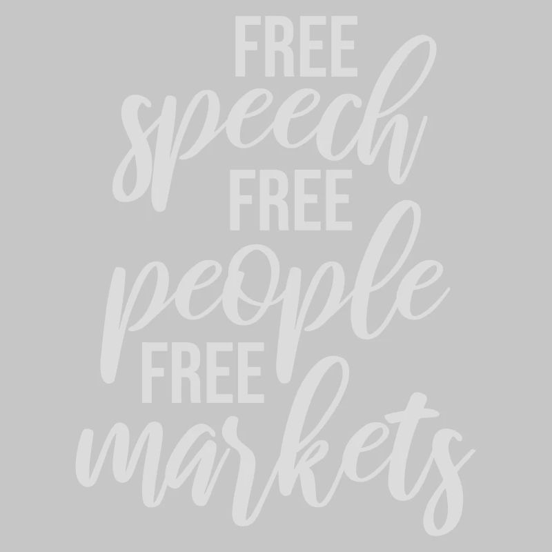 Marché de la liberté d’expression Peuple Libertarian Freedom Logo
