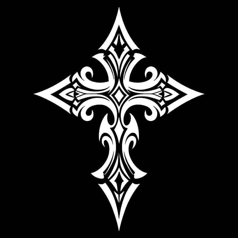 Croix en filigrane ornée
