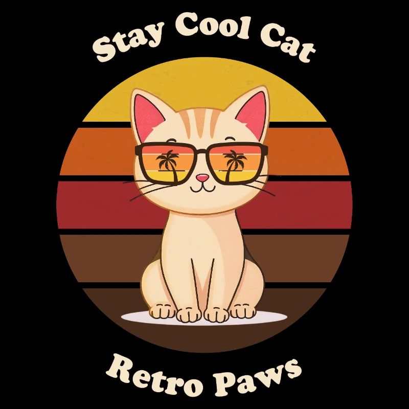 Rétro Cool Cat