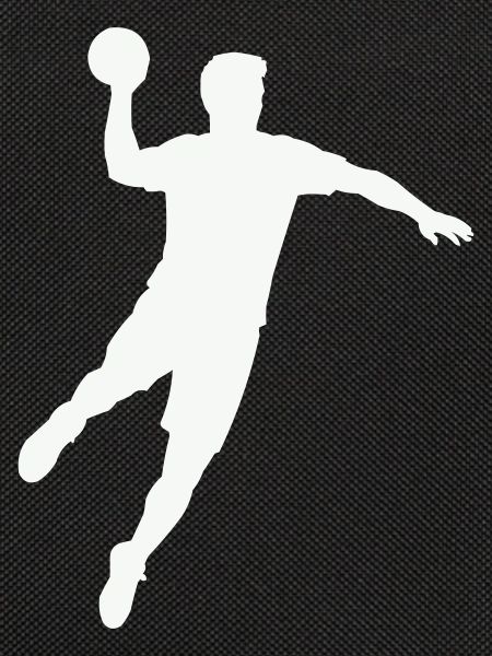 Handball Silhouette Ball