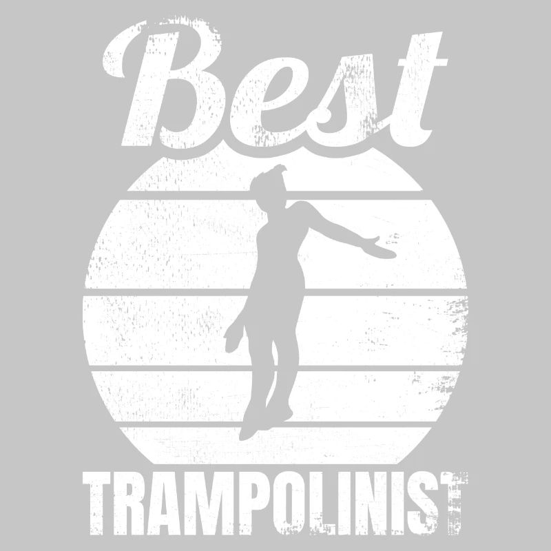 Funny trampoline jumper
