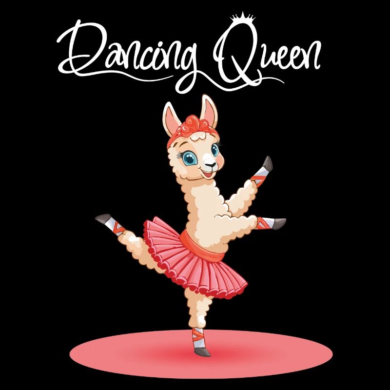 Alpaga Dancing Ballet En Tutu Rose Dancing Queen
