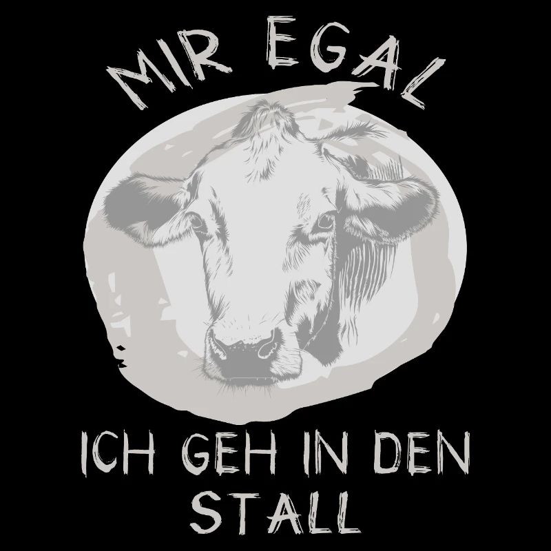 Kuh Spruch Stall Humor