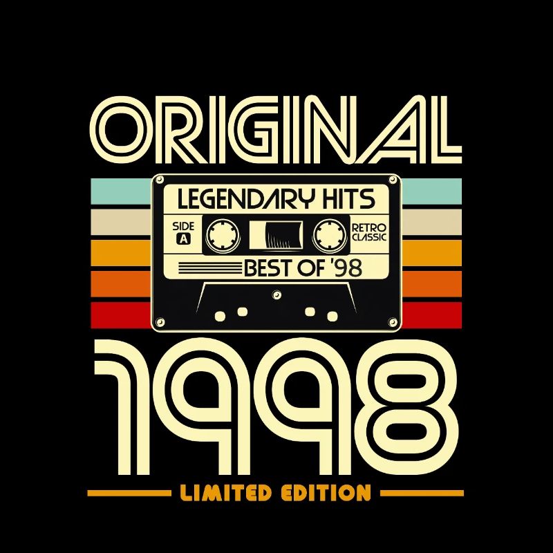 Original 1998 Cassette Rétro