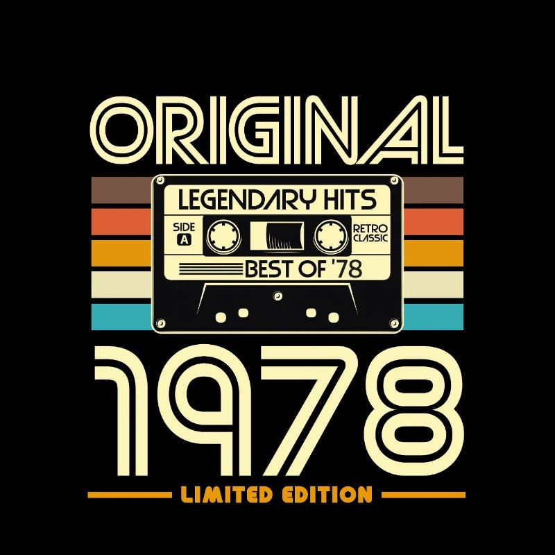 Cassette rétro 1978 édition limitée