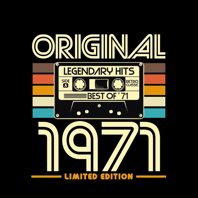 Original 1971 Cassette Retro Édition Limitée