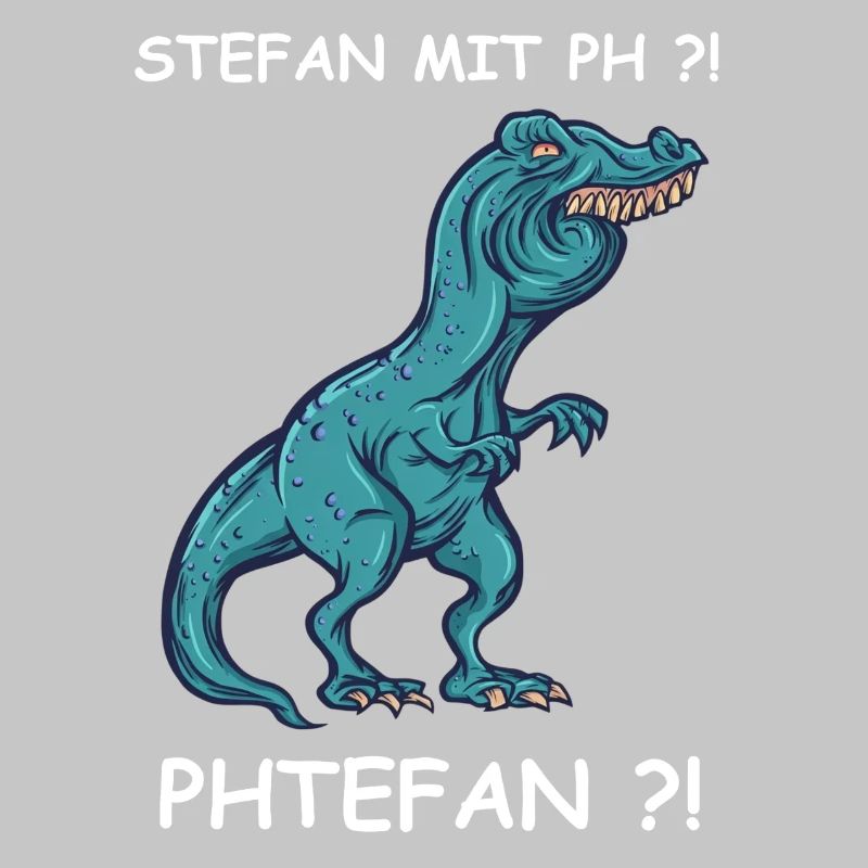 Blauer Dino mit Kick | Stefan