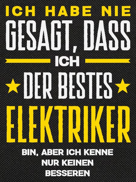 Bester Elektriker Beruf Spruch