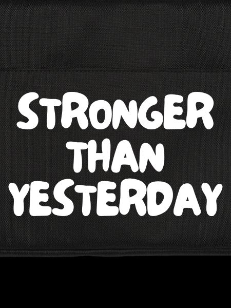 Stronger than yesterday