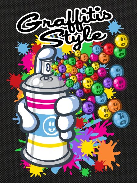 Graffiti Cartoon-Stil