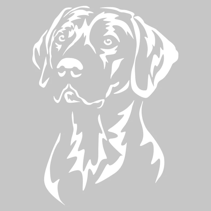 Rhodesian Ridgeback Head "Black Edition"