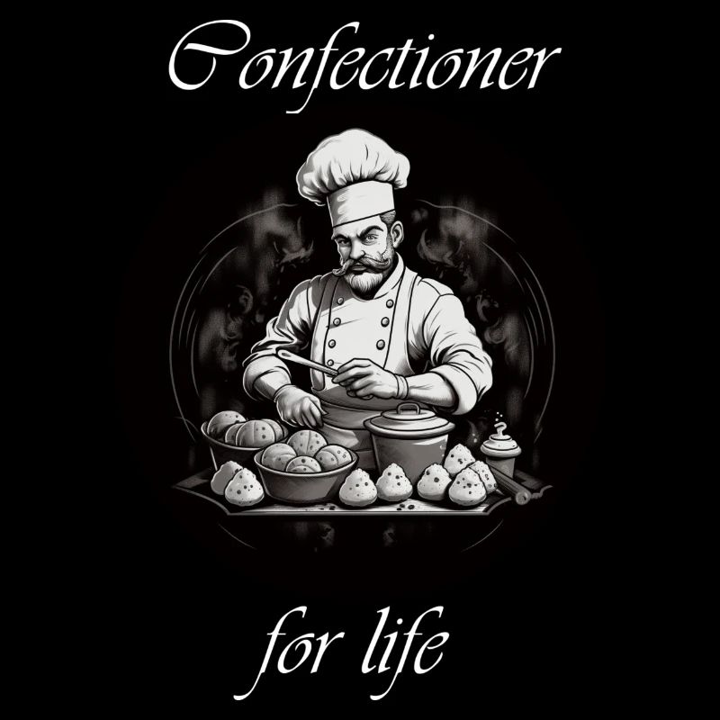 Confectioner for life weiß