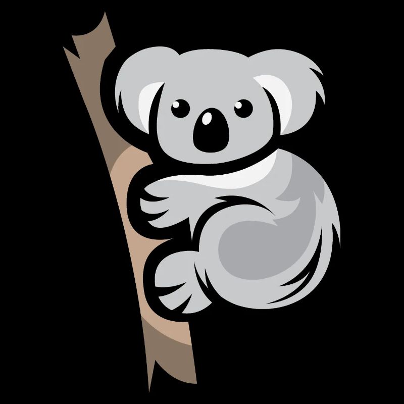 Koala Bär Comic Tier Australien Natur Cartoon Logo