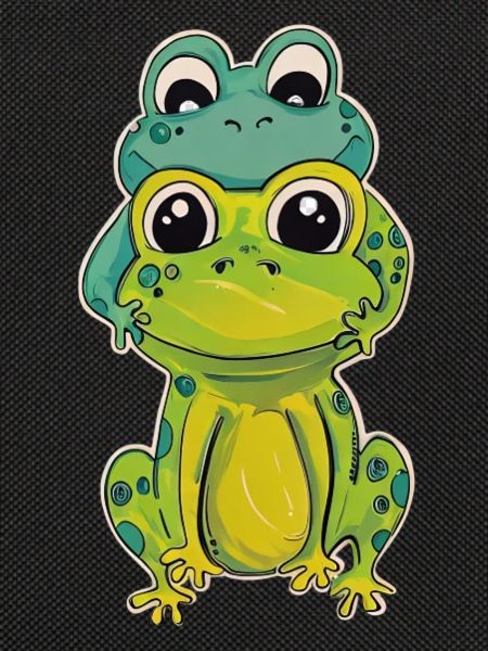 Zwei Froschfreunde
