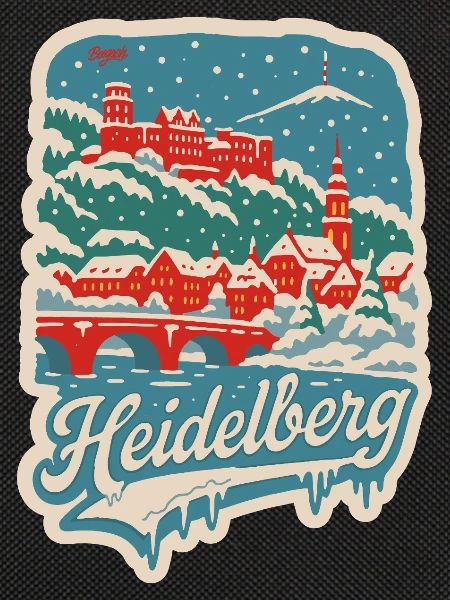 Heidelberg Winterlandschaft  
