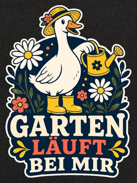 Garten läuft bei mir – Garten-Gans