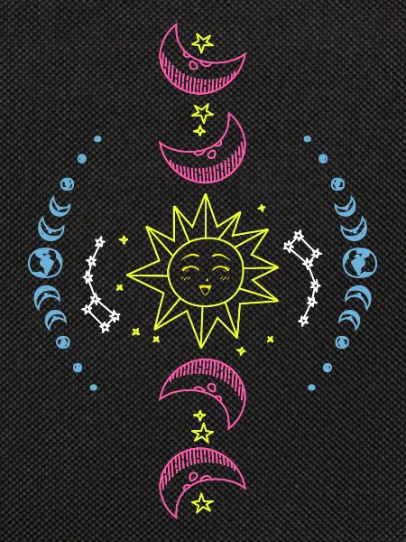 Sun Moon and Earth