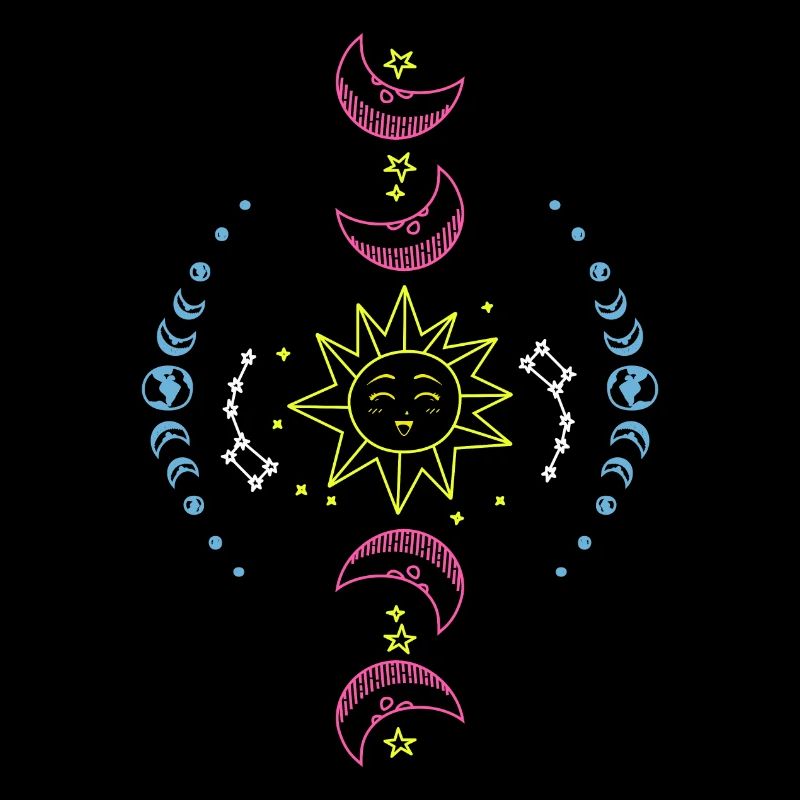Sonne Mond und Erde