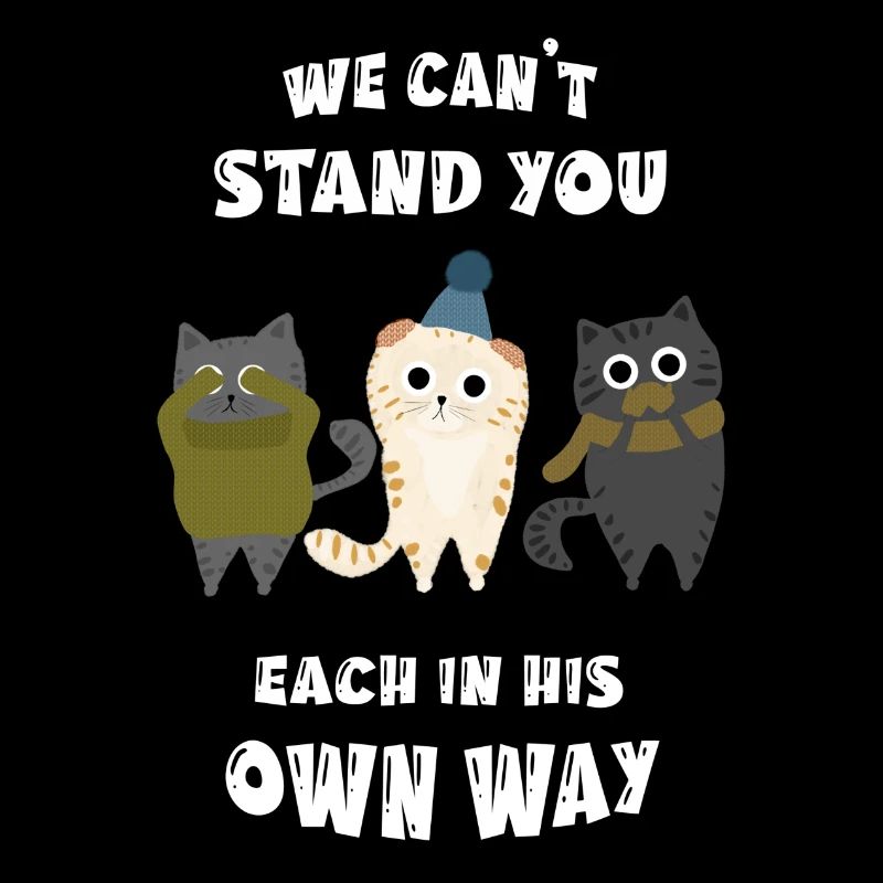 Trois chats ignorants