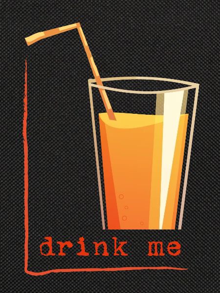 drink me in a frame