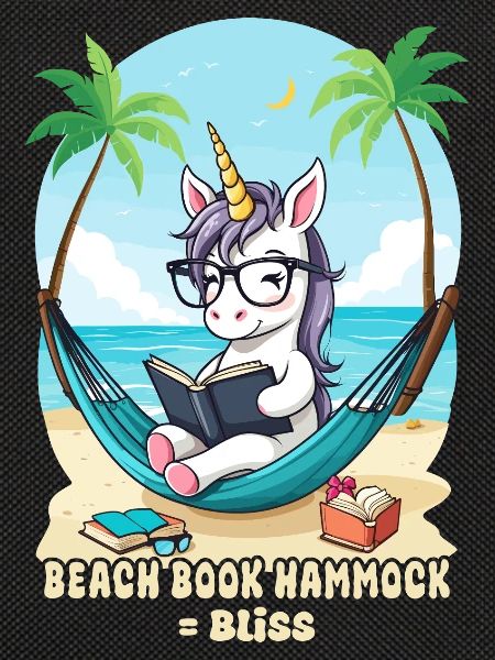 Einhorn mit Buch