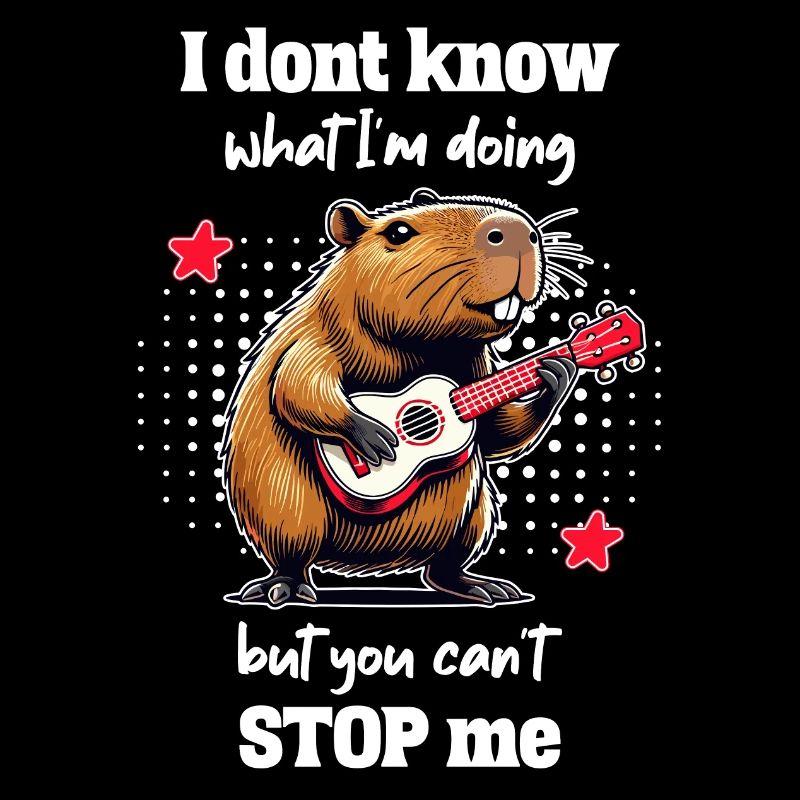 I Don't Know What I'm Doing - Funny Capybara